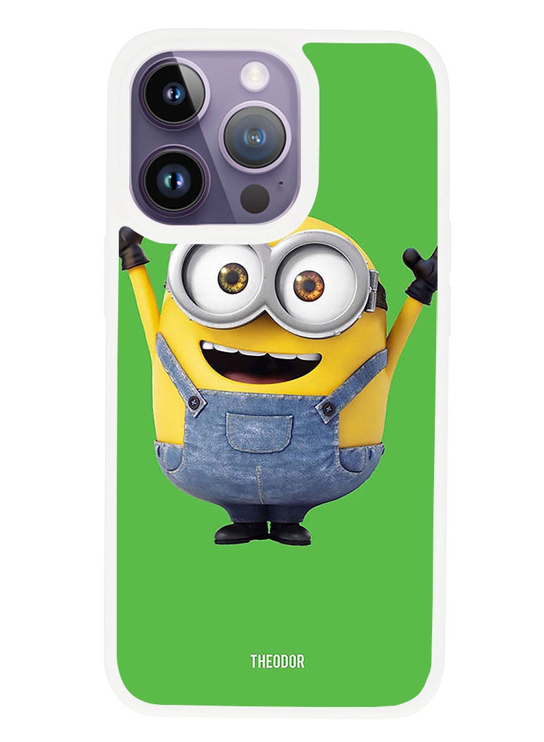 Theodor Protective Case Anti Scratch Shock Proof Cover For APPLE IPHONE 14 PRO MAX Mini 1 (White Bumper) - Image 1