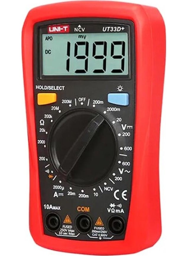UNI-T - UT33D+ Digital Multimeter - Image 1