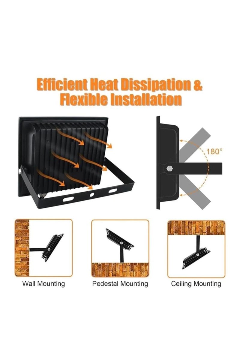 Indoor Outdoor LED Flood Light 200w (White) - Image 5