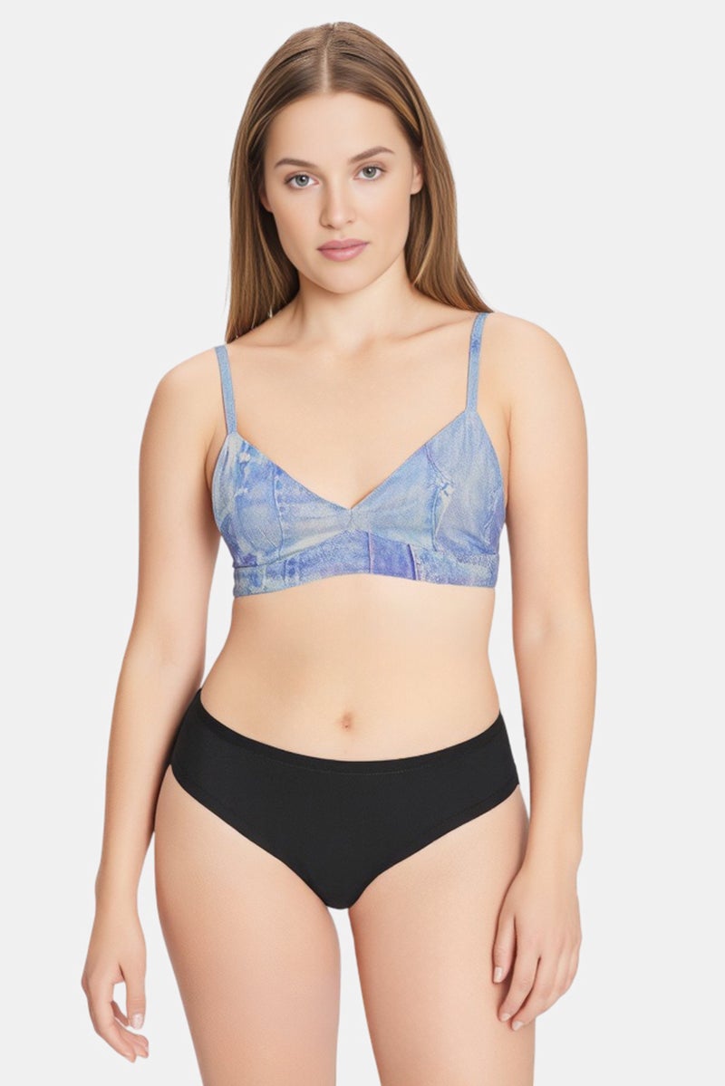 Layer 8 Women 3 Pieces Textured Seamless Panties, Multicolor - Image 1