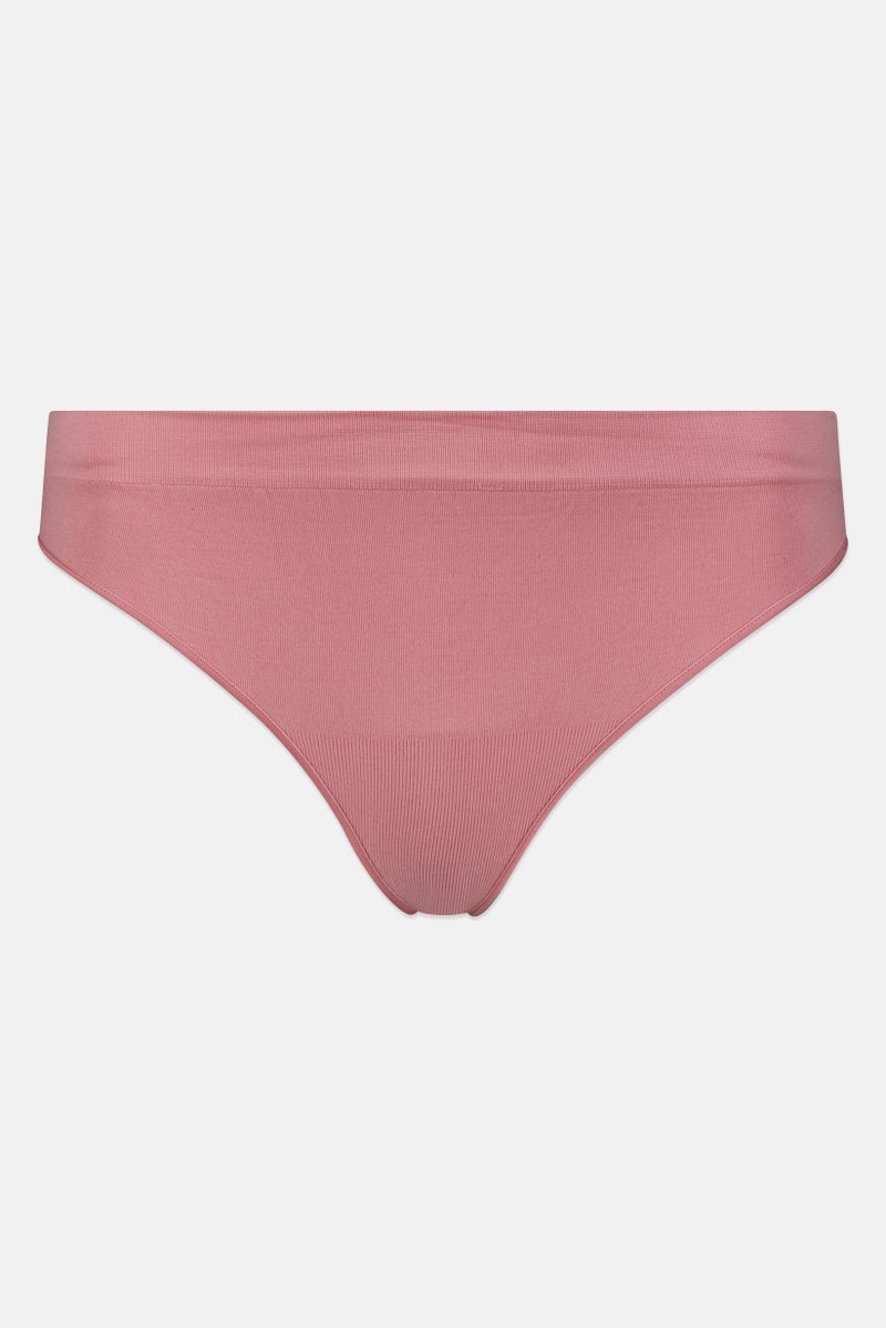 Layer 8 Women 3 Pieces Textured Seamless Panties, Multicolor - Image 5