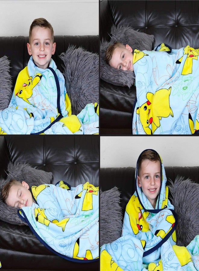 Franco Kids Bedding Super Soft Plush Throw Blanket, 62 in x 90 in, Pokemon - Image 2