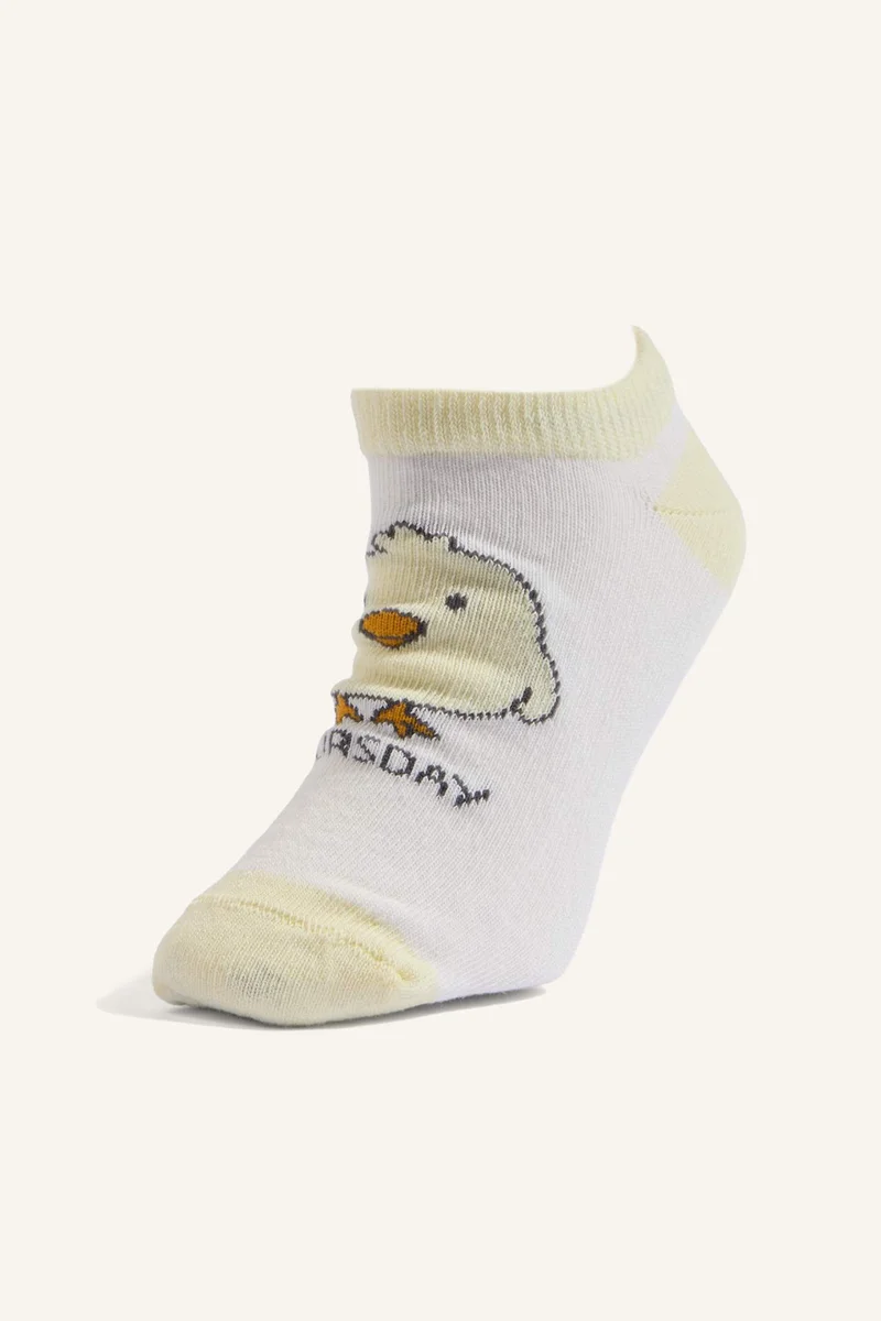 ديفاكتو Girl Animal 7 piece Short Socks