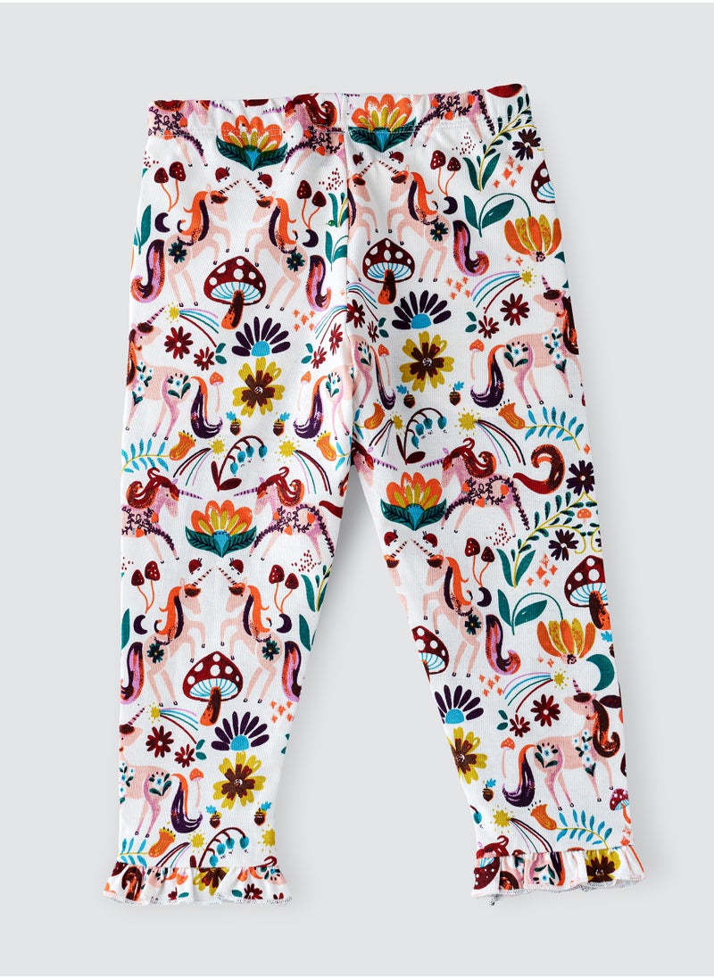 Jelliene Girls All Over Printed Knit Sweat Pants, Soft and Comfortable Sweatpants for Girls  - Image 2