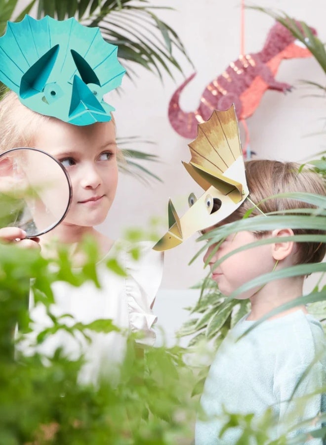Meri Meri Dinosaur Kingdom Party Hats  - Image 1