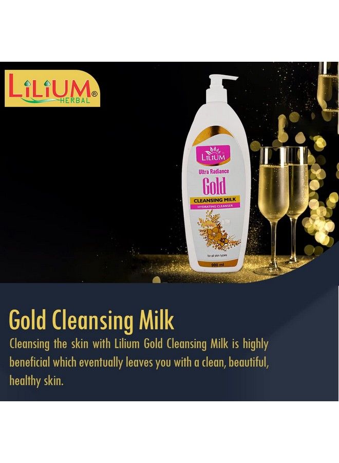 LILIUM Herbal Gold Cleansing Milk (900 Ml) - Image 4