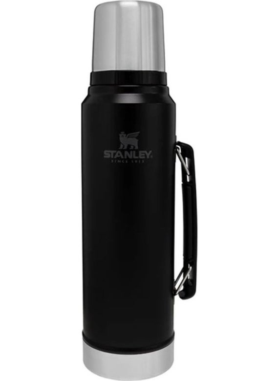 Stanley Classic Vacuum Steel Thermos 1 Lt - Black 