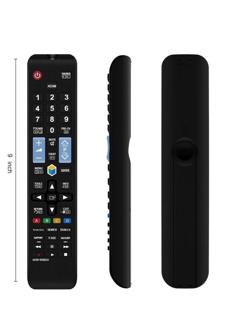 Generic - Remote Control Compatible Replacement for Samsung AA59-00582A Remote, Applicable AA59-00638A AA59-00790A AA59-00580A AA59-00581A AA59-00594A (Smart TV/HDTV/LCD/LED/TV) - Image 1