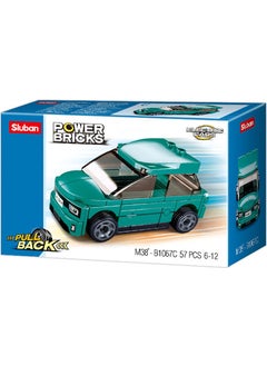 Sluban Power Bricks Green Car  - Image 1