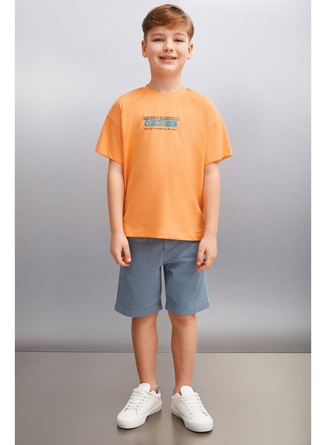 GRIMELANGE ORAN Men's Salmon T-Shirt. - Image 3