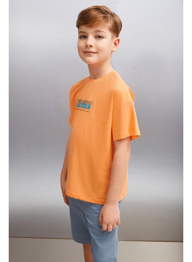GRIMELANGE ORAN Men's Salmon T-Shirt. - Image 1