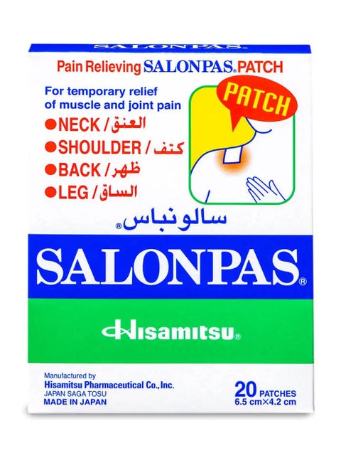 Salonpas Pain Relief Patch Small 20 Patches