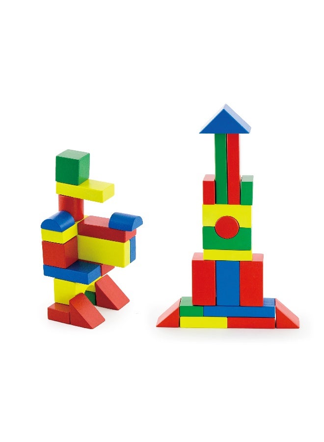 Viga Wooden Blocks - 50pcs 3.5cm - Image 2