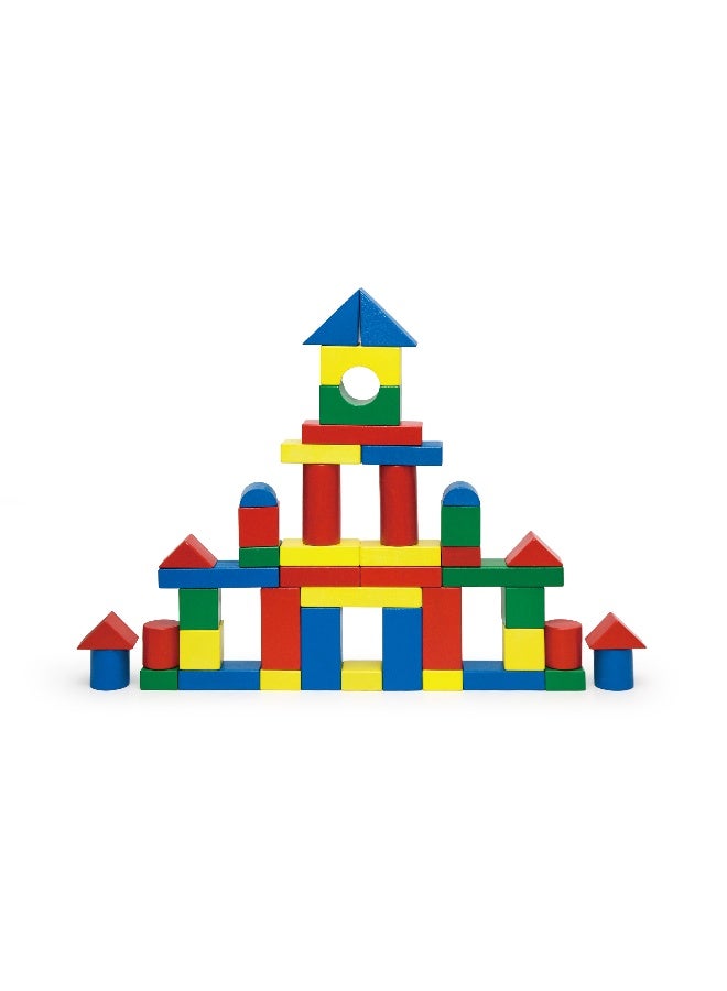 Viga Wooden Blocks - 50pcs 3.5cm - Image 3