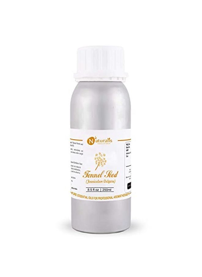 Naturalis - Essence Of Nature Fennel Seed Essential Oil, Natural & Therapeutic Grade For Skin Care, Anti Aging, Hair Growth - 250Ml - Image 1