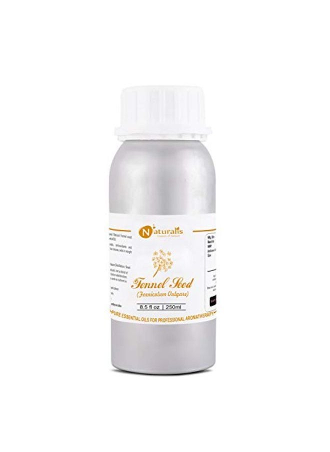 Naturalis - Essence Of Nature Fennel Seed Essential Oil, Natural & Therapeutic Grade For Skin Care, Anti Aging, Hair Growth - 250Ml - Image 1