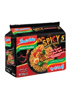 Indomie Spicy Chicken Fried Gourmet Noodles 5 x 83g  - Image 1