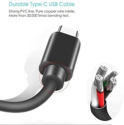 WZHENB USB Type C Charger Cable Charging Cord for Skullcandy Indy Evo, Push Ultra/Active, Sesh Evo, Indy Fuel,Rail Anc，Grind Fuel, Indy ANC, Crusher Evo, Crusher ANC 2，Hesh Evo/Hesh Anc Headphones Earbuds - Image 5
