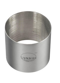 SUNRISE SUNRISE (Pack of 4) Kitchen Supply Plating Forms Stainless Steel Ring Mold Sets 3" X 2.75" (3" x 2.75")  - Image 2