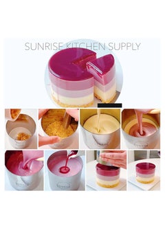 SUNRISE SUNRISE (Pack of 4) Kitchen Supply Plating Forms Stainless Steel Ring Mold Sets 3" X 2.75" (3" x 2.75")  - Image 4