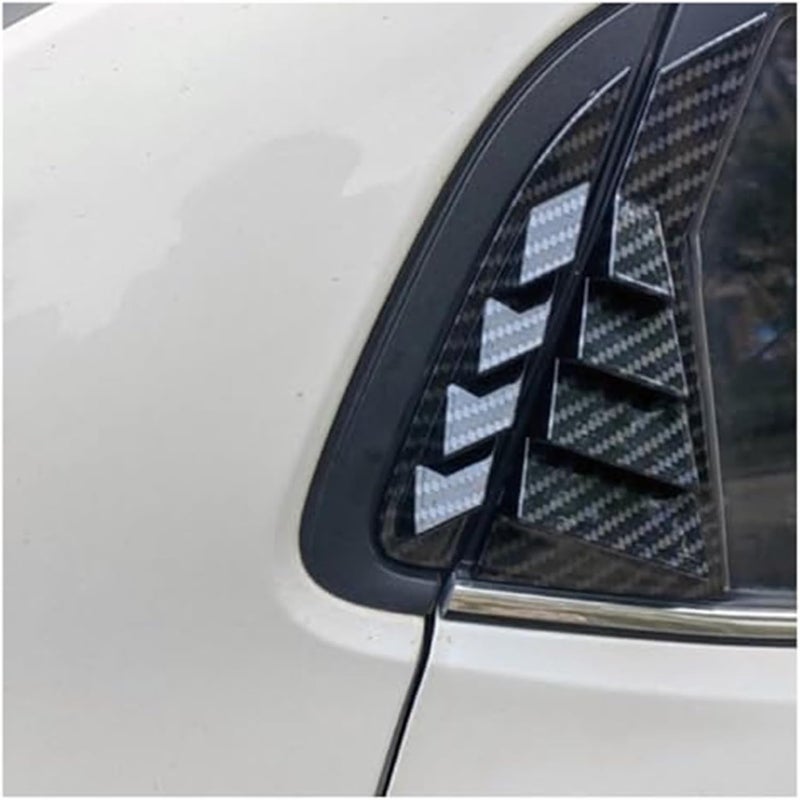 Wivplex Carbon Fiber Rear Window Cover for Kia K2 - Image 2