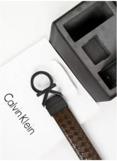 CALVIN KLEIN JEANS PLUS Calvin Klein Original Black Belt Black and Brown  - Image 2