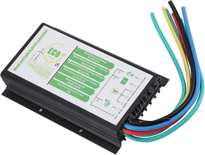12V/24V Wind and Solar Controller 400W/800W, Wind Controller with MGT Charging Mode, Solar with e Compensation - Image 3