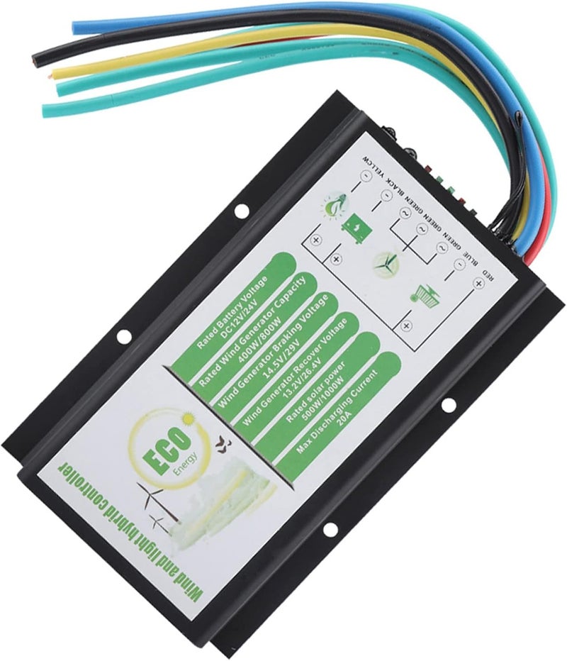 12V/24V Wind and Solar Controller 400W/800W, Wind Controller with MGT Charging Mode, Solar with e Compensation - Image 5