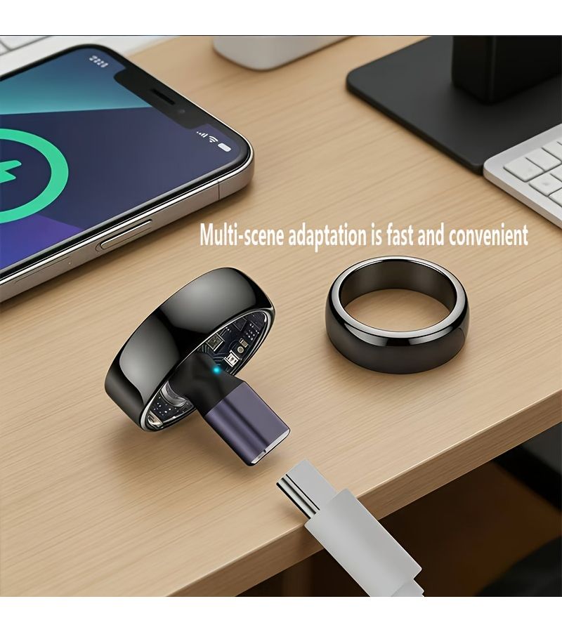Purple Type C Magnetic Smart Ring Charging Adapter 3 Pack - Image 5