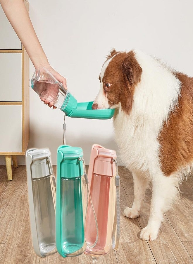 PawSailor Dog Water Bottle Portable for Walking Pet Travel 19 OZ Leak proof Water Bottle Bowl with Drinking Feeder Cat Puppy Water Dispenser for Hiking Camping Blue - Image 5