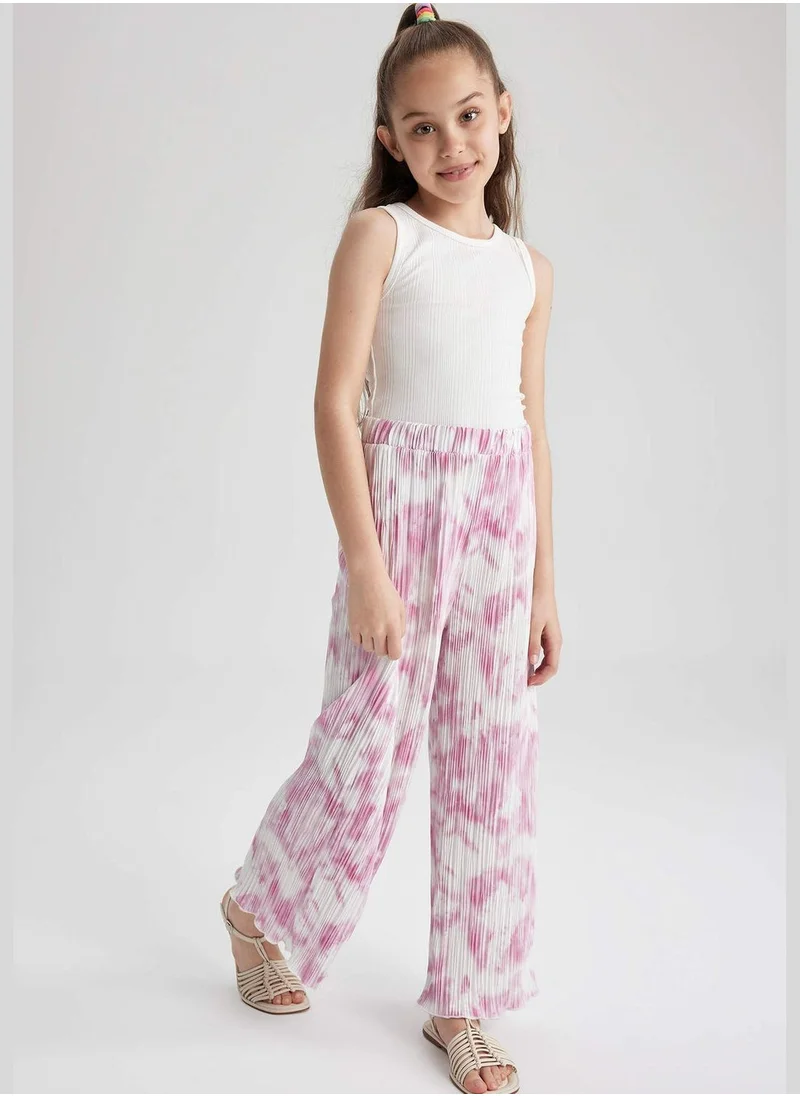 ديفاكتو Girl Wide Leg Knitted Trousers