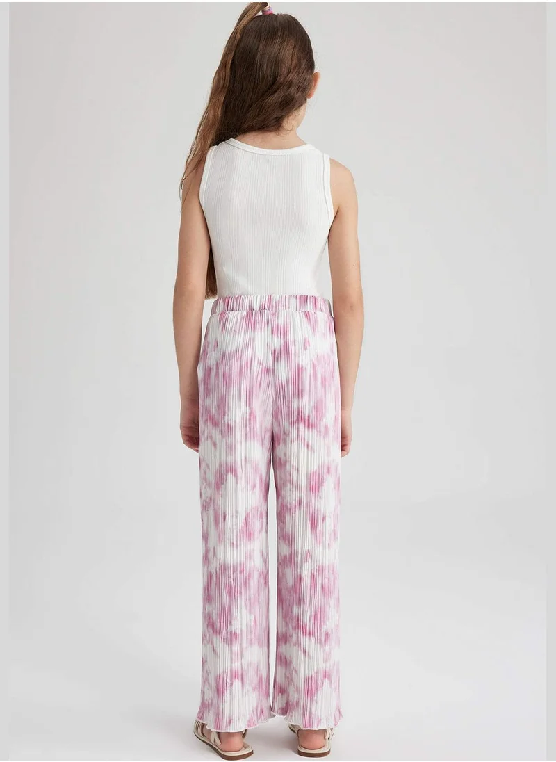 ديفاكتو Girl Wide Leg Knitted Trousers