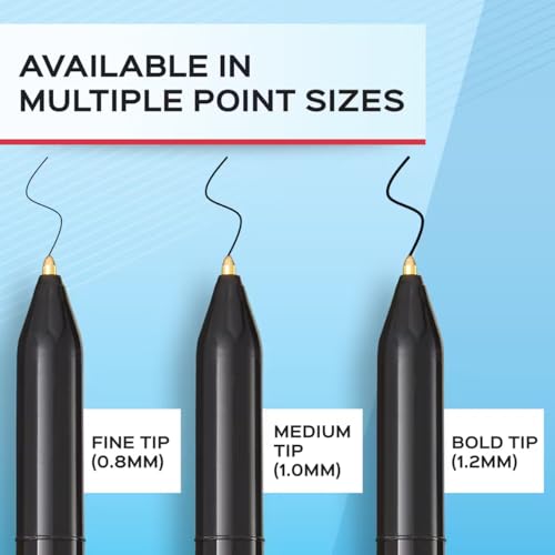 Paper Mate Write Bros Ballpoint Pens, Medium Point (1.0mm), Black, 10 Count - Image 4