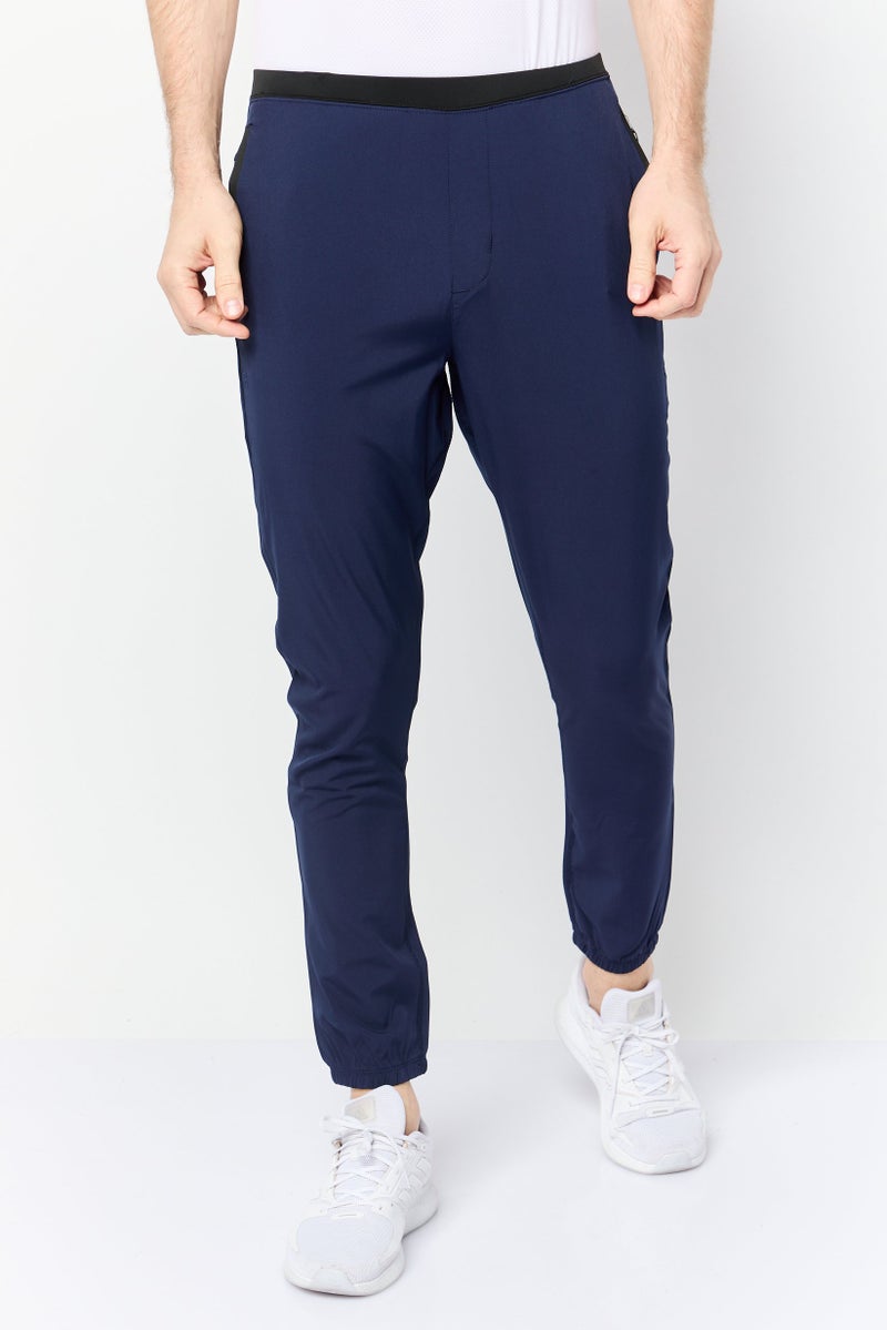 Mister Men Slim Fit Training Track Pants, Navy - Image 1