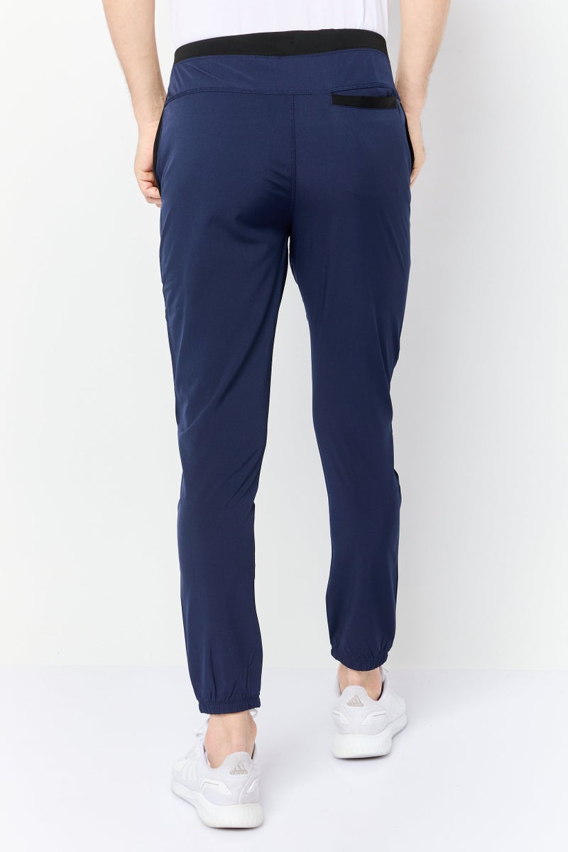 Mister Men Slim Fit Training Track Pants, Navy - Image 3