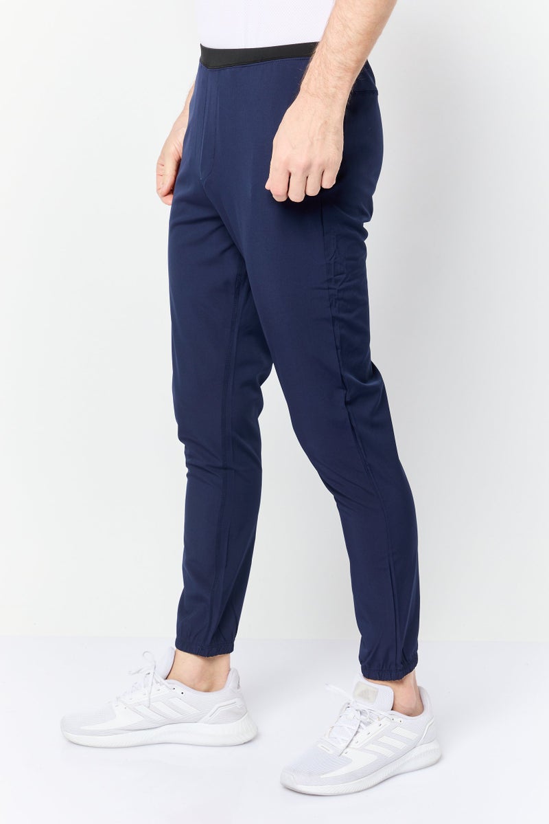 Mister Men Slim Fit Training Track Pants, Navy - Image 2