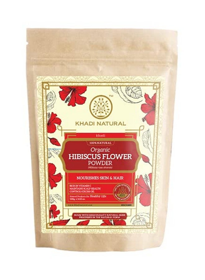 Khadi Natural Hibiscus Flower Organic Powder Pack Of 2 (2X100Gm) 200Gm - Image 2