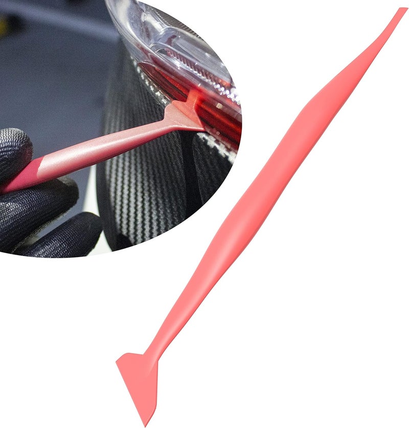 مجموعة أدوات تغليف الفينيل وتظليل النوافذ من سبانو لتركيب الأفلام - تشمل ممسحة عصا التغليف، ممسحة من اللباد، سكين إزالة الأعشاب وسكين متعدد الاستخدامات… - Image 4