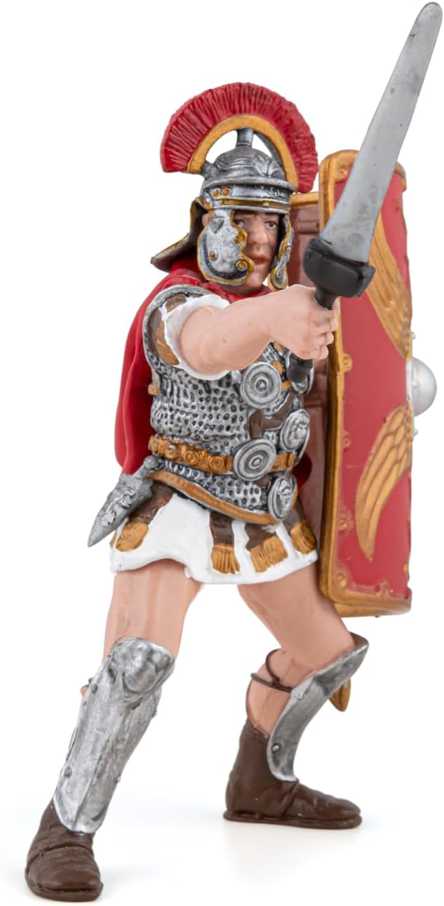 Papo HandPainted  Figurine Historicals Roman Centurion 39801  Collectible  for Children  Suitable for Boys and Girls  from 3 Years Old - Image 4