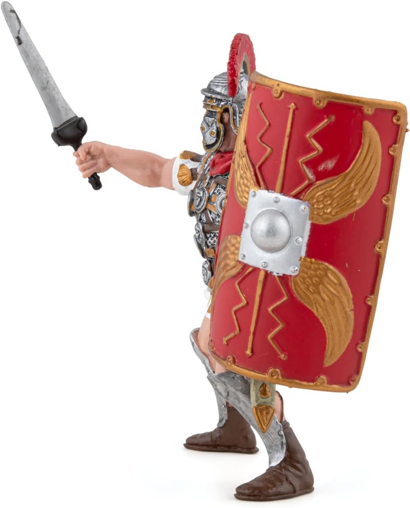 Papo HandPainted  Figurine Historicals Roman Centurion 39801  Collectible  for Children  Suitable for Boys and Girls  from 3 Years Old - Image 3