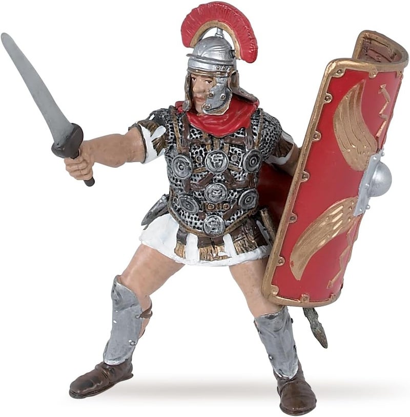 Papo HandPainted  Figurine Historicals Roman Centurion 39801  Collectible  for Children  Suitable for Boys and Girls  from 3 Years Old - Image 1