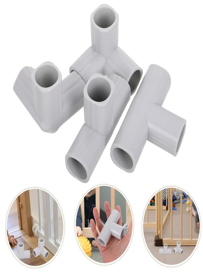 ifundom Baby Playpen Parts T-Shaped Joint 3-Way Connector for Baby Play Yard Accessories Durable Guardrail Connection Kit for Indoor Outdoor Playpen Expansion - Image 5