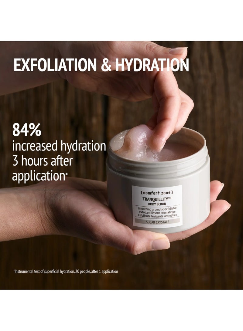 Comfort Zone Tranquillity Smoothing Aromatic Body Scrub 270ml - Image 4