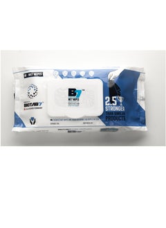 B7® Antibacterial Wipes, Disinfectant Wet Wipes, 80 × 1 Pack, Hospital Grade, Kills 99.999% Germs in 60 secs, for Kids, Skin, Surfaces, Pets, Devices and More.