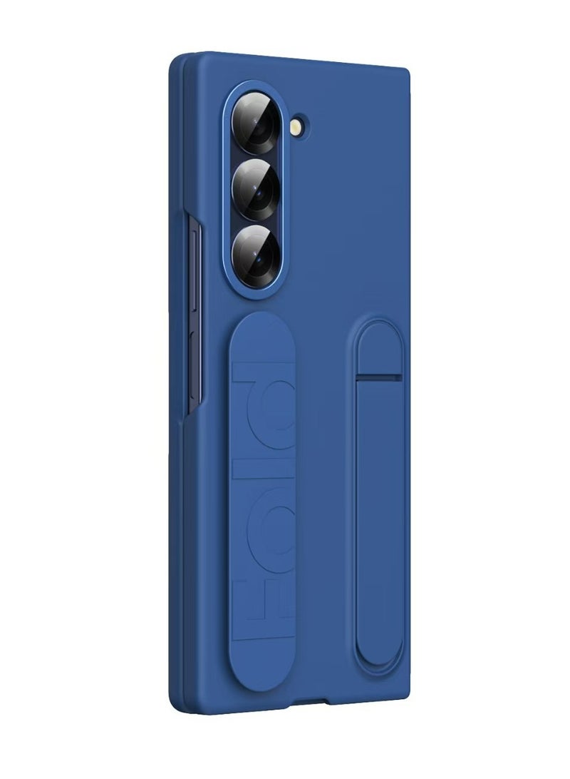 Galaxy Z Fold7 Silicone Grip Case - Blue - Image 1