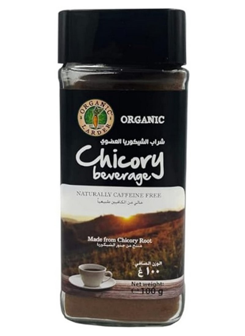 Organic Larder Organic Larder Chicory Beverage, Caffeine Free, Coffee Alternative, , 100g 