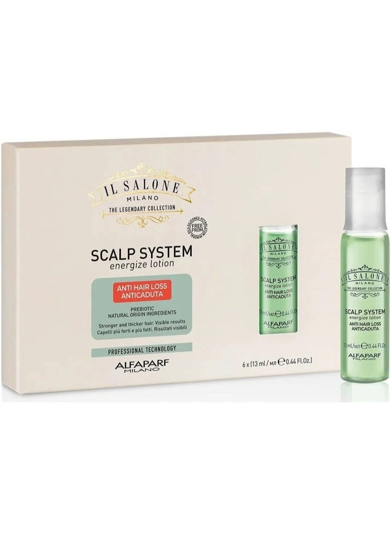 Il Salone Milano Scalp System Energize Lotion 13ml x6 - Image 1