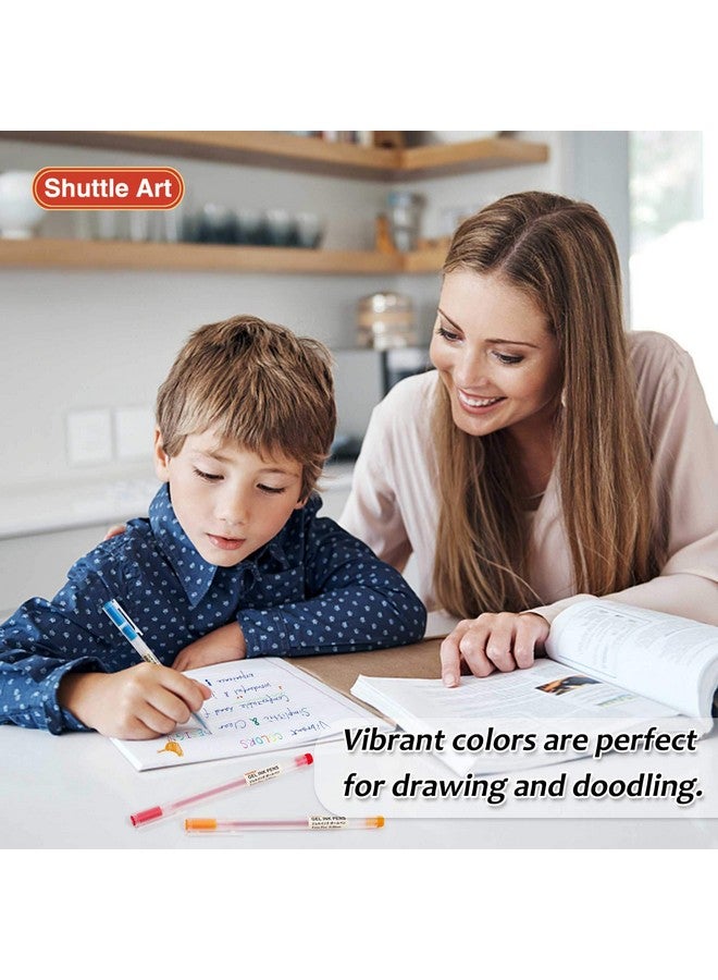 شاتل أرت أقلام حبر جاف من الجل، 15 لونًا من أقلام النمط الياباني، أقلام حبر جاف فائقة الدقة 0.38 مم للمنزل والمدرسة والمكتب - Image 5