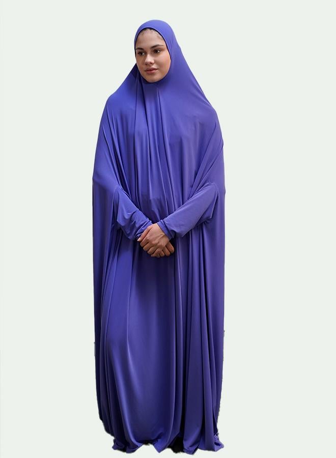 JAMEELA Modest purple Lycra fabric breathable prayer dress - Image 2