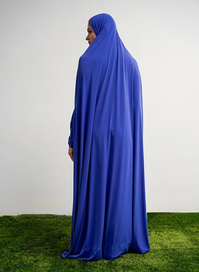 JAMEELA Modest purple Lycra fabric breathable prayer dress